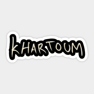 Khartoum Sticker